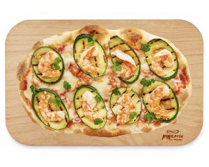 Изображение Пинца с креветками и цукини